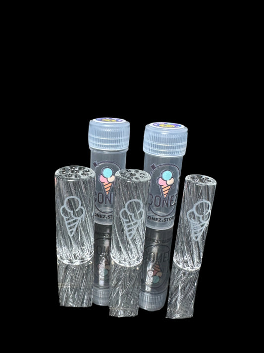 Clear - Straight - 3 Pack